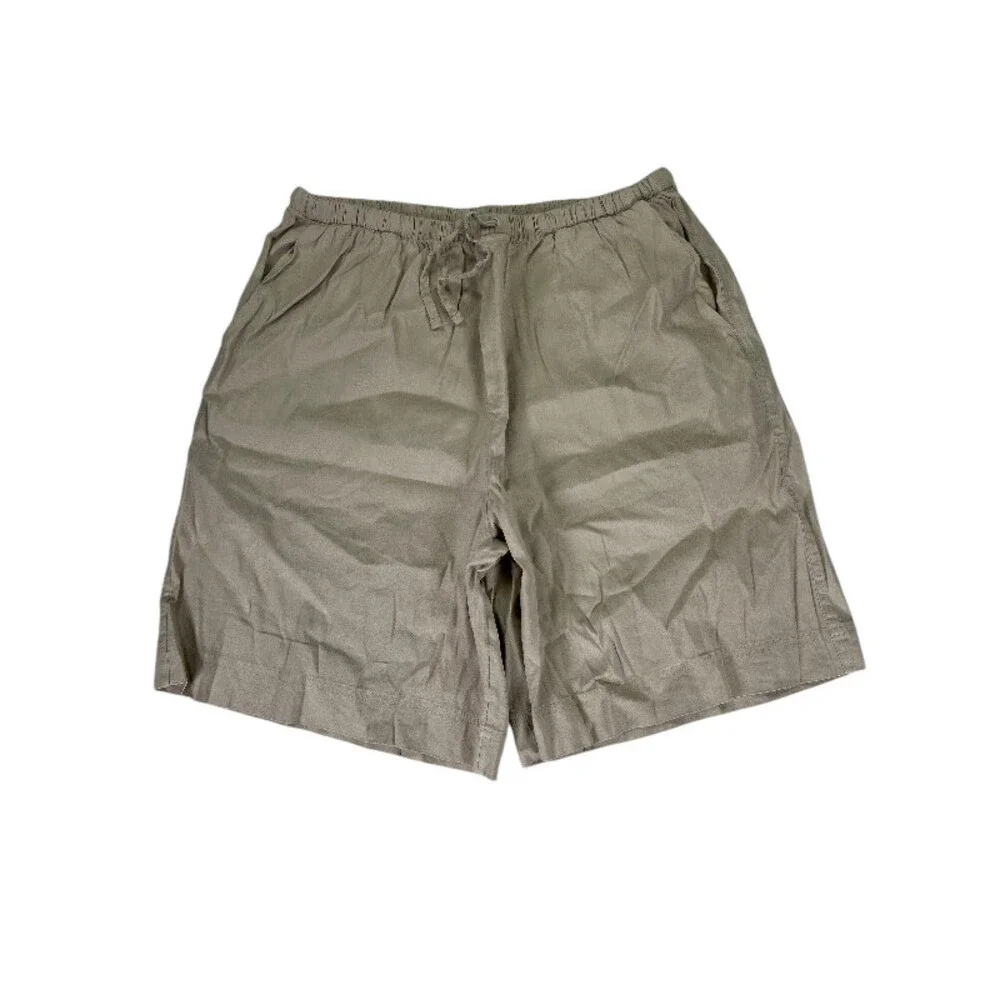 Athleta Women's Beige Paradise Bermuda Mid Rise Shorts - S - Picture 1 of 4